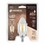 Lámpara LED tipo vela 4 W con filamento base E12 luz cálida - comprar en línea