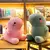 Peluche animal recheado macio, brinquedos bonitos do dinossauro, presente macio - comprar online