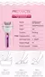 Depilador feminino recarregável 3 em 1, barbeador elétrico para rosto e corpo, depilação feminina, aparador de biquíni, perna, removedor de calos - comprar online