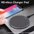 Carregador rápido sem fio portátil, Carregamento Pad Dock para Samsung, iPhone - comprar online