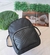 Mochila B/rayado negro