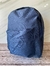 mochila cordura bolsillo azul grande