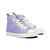 Tênis Casual Infantil Em Glitter Lilás