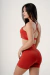 Imagem do Conjunto de Short Fitness Cloe Treino Vermelho