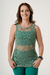 Blusa Fitness Arrastão Verde Menta