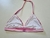 Conjunto Cortininha Fixo Listras Rosas - loja online