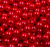 PEROLA INTEIRA COM FURO 08MM EM ABS COM 500GR vermelho - comprar online