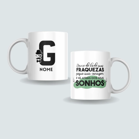 CANECA PERSONALIZADA VÁ ATRÁS DOS SEUS SONHOS CN0106