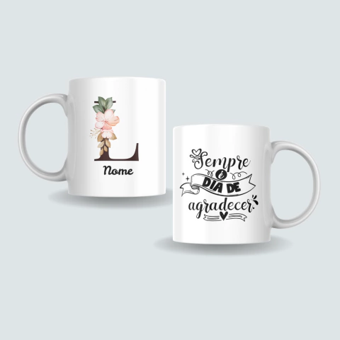 CANECA PERSONALIZADA AGRADECER CN0110 - loja online