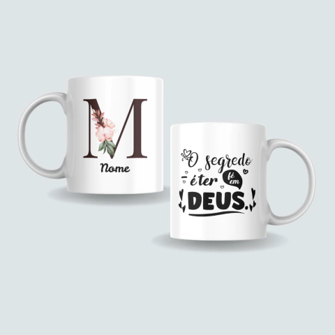 CANECA PERSONALIZADA FÉ EM DEUS CN0109