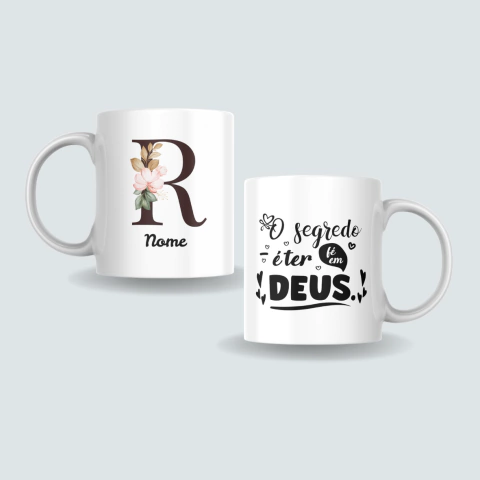 CANECA PERSONALIZADA FÉ EM DEUS CN0109 - loja online