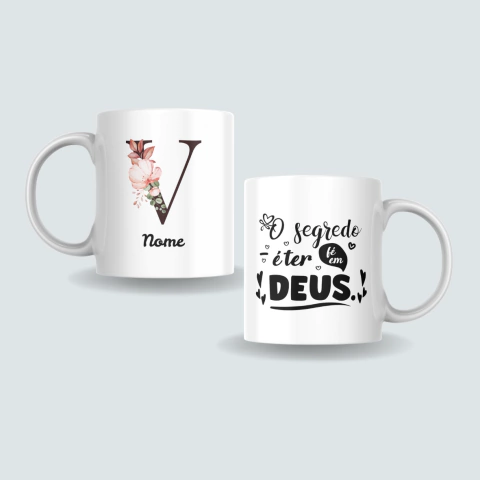 CANECA PERSONALIZADA FÉ EM DEUS CN0109