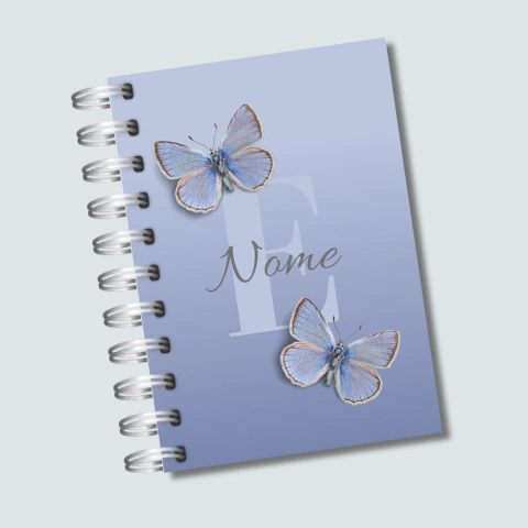 Imagem do AGENDA DATADA BORBOLETAS COM LETRA INICIAL AGD0004