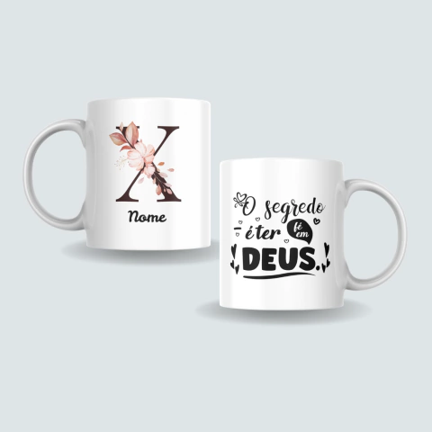 CANECA PERSONALIZADA FÉ EM DEUS CN0109 - loja online