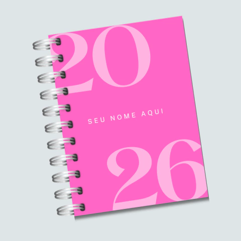 AGENDA DATADA 2026 CLEAN AGD0001 - Center Personalizados