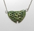 Colgante con collar verde