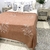 PIE DE CAMA DE GASA ESTAMPADO TERRACOTA - comprar online