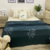 PIE DE CAMA DE GASA ESTAMPADO AZUL - comprar online