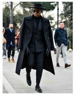 saco largo para hombre