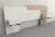 Respaldo 1.40 a 1.60m c/mesa de luz - Muebles Perez Benitez