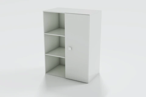 Modulo superior 2 estantes, 1 puerta