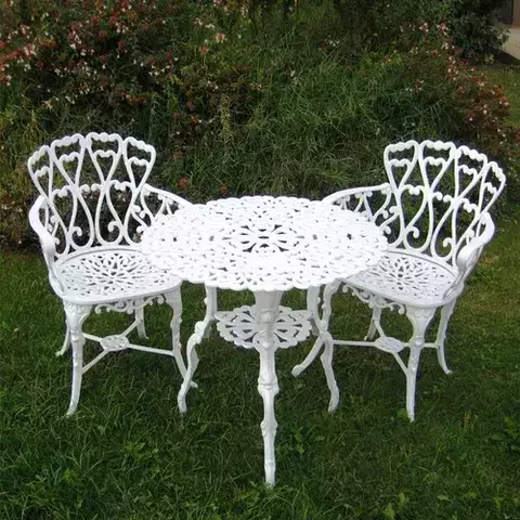 Juego de Jardin BOSTON (mesa 0.50 + 2 sillones)