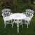 Juego de Jardin BOSTON (mesa 0.80 + 2 sillones)