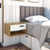 Mesa de luz flotante c/parante Nordic - comprar online