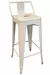 Banqueta TOLIX c/respaldo - comprar online