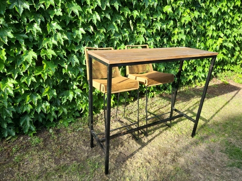 Barra desayunador 1.20m INDUSTRIAL x 0.40m