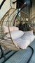 Hamaca doble yute c/base negra + Almohadones - Muebles Perez Benitez