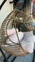 Hamaca doble yute c/base negra + Almohadones - tienda online