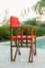Sillon director plegable de eucalipto - comprar online