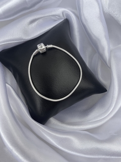 Pulseira para berloque tambor liso slim