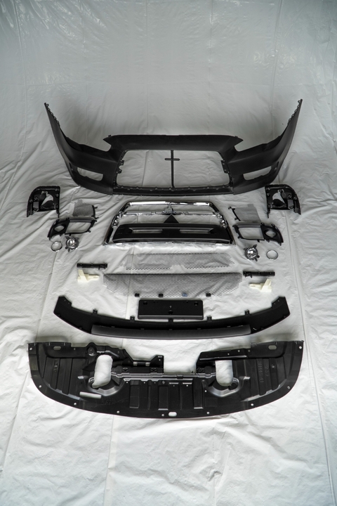 Parachoque dianteiro Lancer Evolution X - Plastico ABS - comprar online