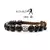 Pulseira zodíaco pedra natural obsidiana - comprar online