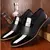 Sapato de couro formal masculino com fivela - loja online
