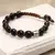 Pulseira zodíaco pedra natural obsidiana - comprar online