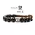 Pulseira zodíaco pedra natural obsidiana na internet