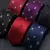 Gravatas Skull Slim de poliéster clássico - TheOldMan