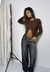 Denim negro lavado - comprar online