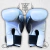Luva Para Muay Thai - Top King - 16oz - Super Star (couro) na internet