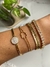 Pulseira com zircônia quadrada na internet