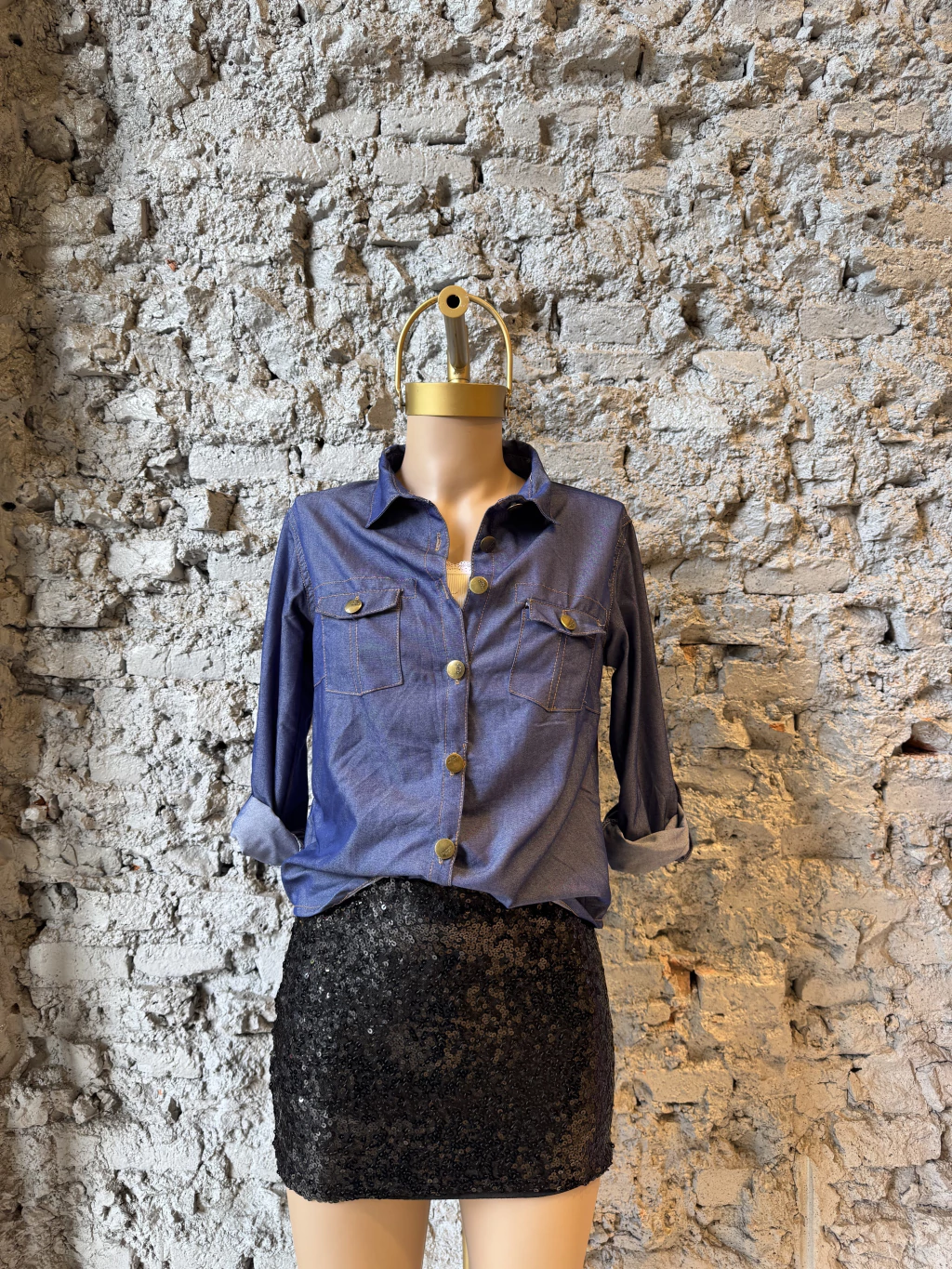Camisa BE3014 Denim