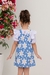 Vestido Salope Azul + Blusa - comprar online