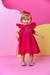Vestido Bela Bordado Rosa