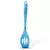 ESPATULA FURADA DE SILICONE AZUL