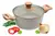 CACAROLA CREME TAMPA DE VIDRO C/ INDUCAO 24CM 4.2LITROS - comprar online