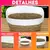 CESTO DE FIBRA NATURAL 24X20X10 BRANCO - comprar online