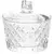 AÇUCAREIRO DE VIDRO CRISTAL DIAMANTE 300ML COM TAMPA